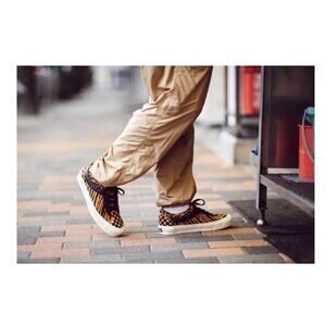 Vans Shoes Men 6.5 Women's 8 Billy's Bold Mixed Media Tiger King Ni Skate